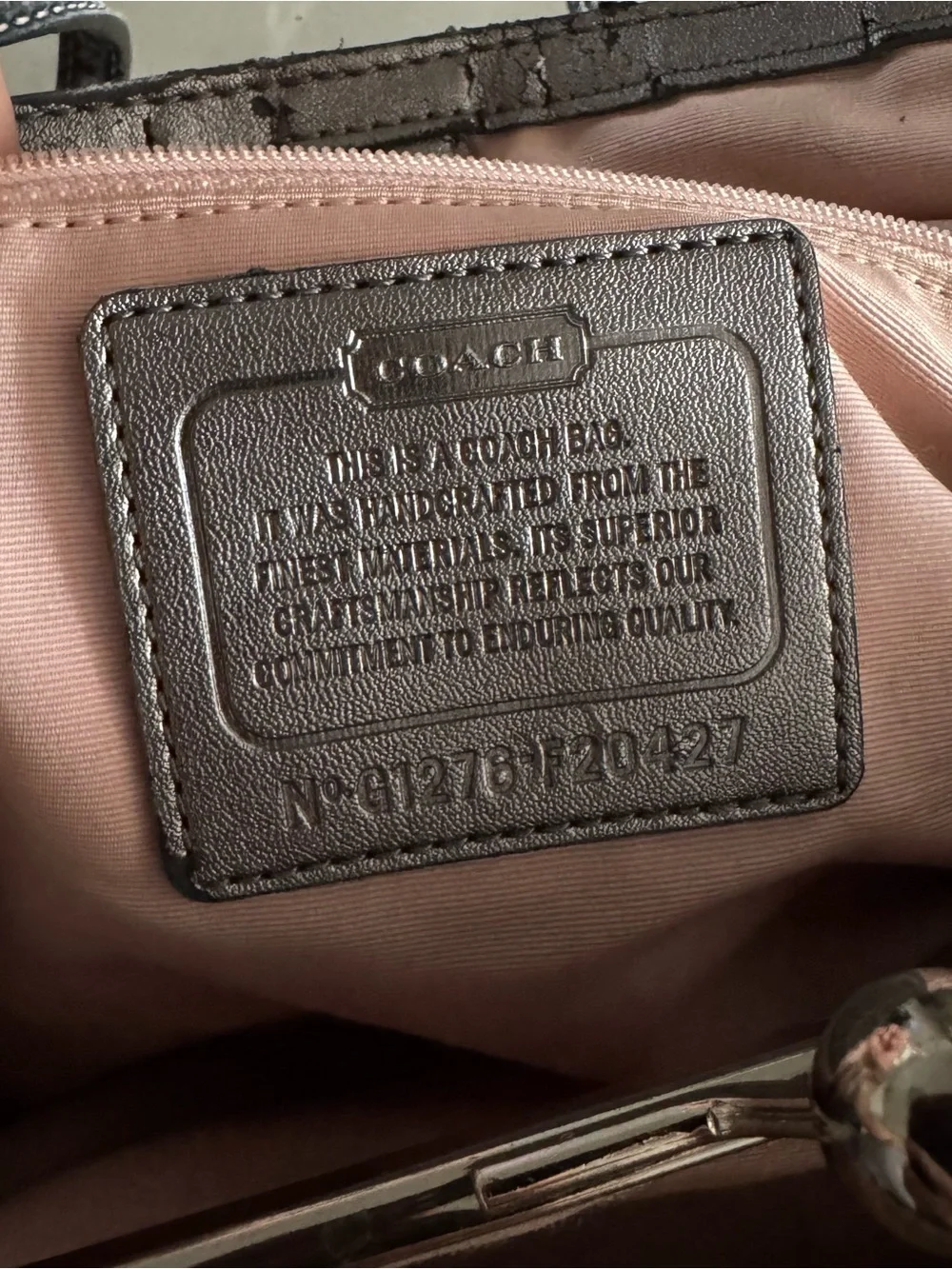 Coach y2k signature